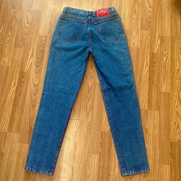 Beware Of Outlaw Imposters, Vintage Blue Mom Jeans. Women’s Size 9, Wanted Jeans - Picture 3 of 8